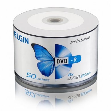 82202 Mídia DVD-R Elgin 4.7GB Printable 120min