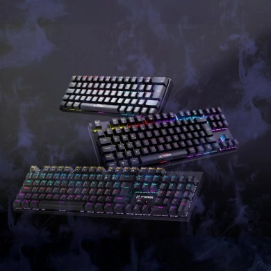 82996 Teclado mecânico Gravity 80% TKL Rainbow Switch Outemu Red