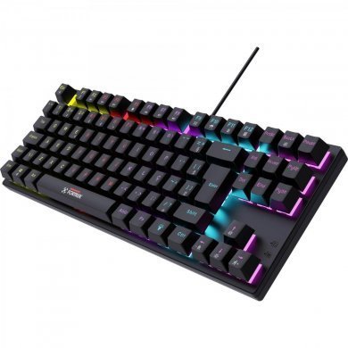 82996 Teclado mecânico Gravity 80% TKL Rainbow Switch Outemu Red