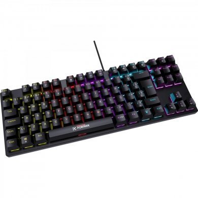 82996 Teclado mecânico Gravity 80% TKL Rainbow Switch Outemu Red