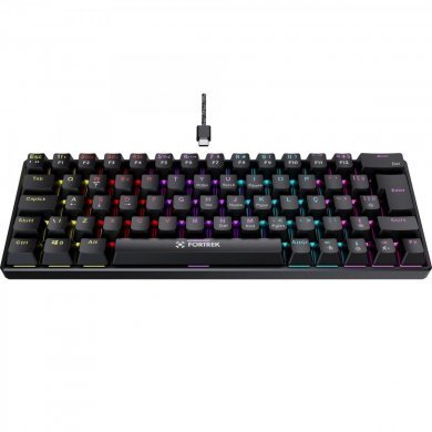 82997 Teclado mecânico Gravity 65% Rainbow Switch Outemu Red