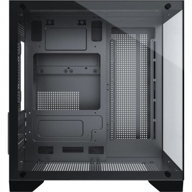 83456 Fortrek gabinete Clarity M-ATX frontal em vidro preto