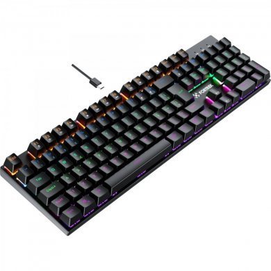 84138 Teclado mecânico Gravity Fullsized Rainbow Switch Outemu Red