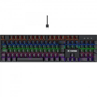 84138 Teclado mecânico Gravity Fullsized Rainbow Switch Outemu Red