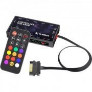 Fortrek controladora de fans 7x ARGB 6x PWM com controle RGB Alimentação SATA