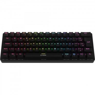 84977 Fortrek teclado mecânico Gravity 65 Air sem fio switch brown