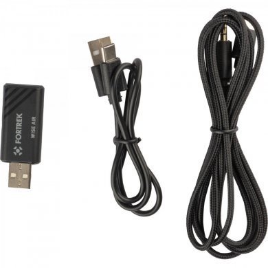 84980 Fortrek headset gamer Wise Air sem fio tri-mode preto