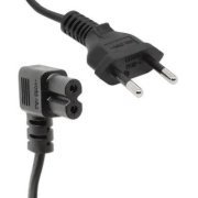 Cabo bipolar para notebook tipo 8 90 graus 10A 1.5m IEC C7