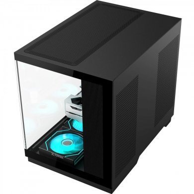 85741 Fortrek gabinete Clarity Max Mid tower ATX preto