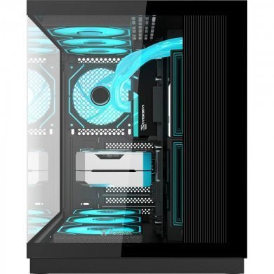 85741 Fortrek gabinete Clarity Max Mid tower ATX preto