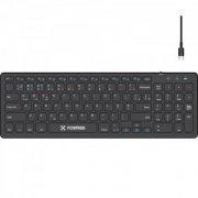 Fortrek teclado KB11 Full Dual mode 2.4GHz Bluetooth preto slim ABNT2 recarregável