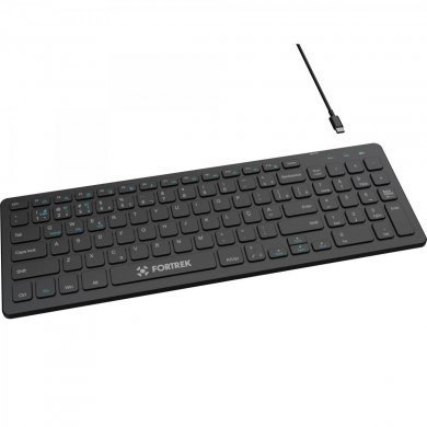 85749 Fortrek teclado KB11 Full Dual mode 2.4GHz Bluetooth preto