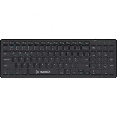 85749 Fortrek teclado KB11 Full Dual mode 2.4GHz Bluetooth preto