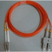 Cordão Duplex Multimodo LC/SC 2.5M om1 2 fibras 62.5/125 LC para SC, cor Laranja 2.5 metros