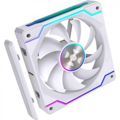 86940 Fortrek kit 3 cooler sem fio Twister 120mm ARGB branco
