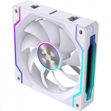 86940 Fortrek kit 3 cooler sem fio Twister 120mm ARGB branco