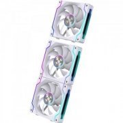 Fortrek kit 3 cooler sem fio Twister 120mm ARGB branco PWM 4 pin Sync 3 pin 