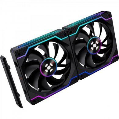 86941 Fortrek kit 3 cooler sem fio Twister 120mm ARGB preto