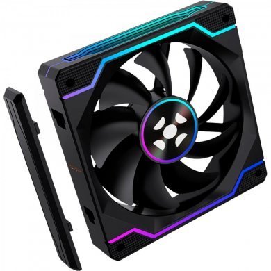 86941 Fortrek kit 3 cooler sem fio Twister 120mm ARGB preto