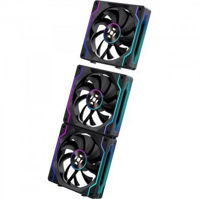 86941 Fortrek kit 3 cooler sem fio Twister 120mm ARGB preto
