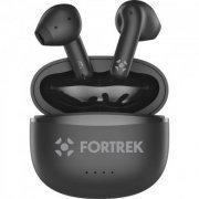 Fortrek fone de ouvido bluetooth 6.0 HWS2 In-ear preto tempo de reprodução de até 15 horas