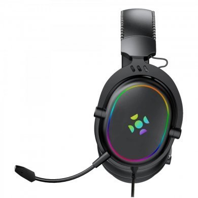 86950 Fortrek headset gamer Win RGB com fio P2 driver 50mm preto