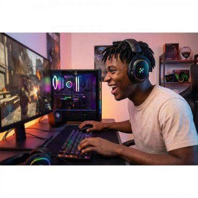86951 Fortrek headset gamer Win Air sem fio trimode preto