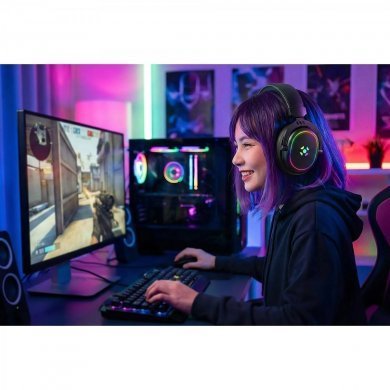 86951 Fortrek headset gamer Win Air sem fio trimode preto