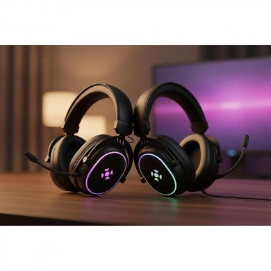 86951 Fortrek headset gamer Win Air sem fio trimode preto