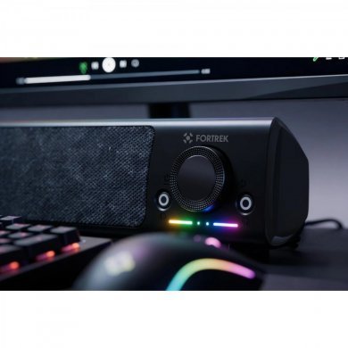 86956 Fortrek soundbar Sonar RGB 7W P2 USB Preto