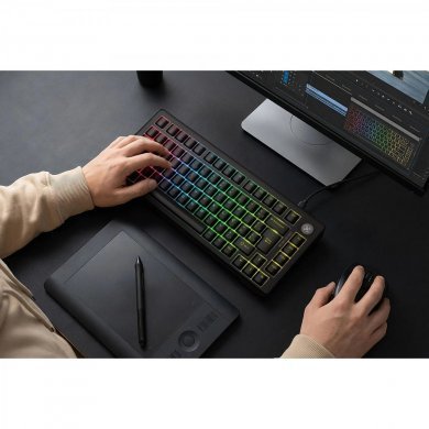 86959 Fortrek teclado mecânico Shift 75% switch red hotswap preto