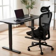 Fortrek mesa elétrica ajustável Lift preta 120×60  ...