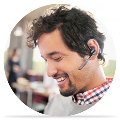 87670-04 Plantronics Headset Sem Fio Bluetooth USB