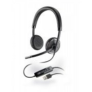 Plantronics C520M BLACKWIRE Headset USB Microsoft Certified Version. Alterna chamadas via PC e reprodução de m