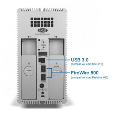 9000317 Unidade NAS LaCie 2big Quadra 8TB