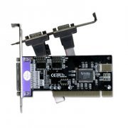 Placa Controladora COMTAC 9017, com 1 Saída Paralela e 1 Portas Paralela DB25 Fêmea Bi-Direcional, 2 Portas Se