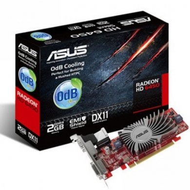 90-C1CQ02-S0UAN0YZ Placa de Video ASUS Radeon HD6450 Silent
