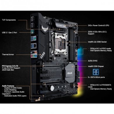 90-MB0UB0-M0EAY0 Asus Motherboard TUF X299 MARK 2