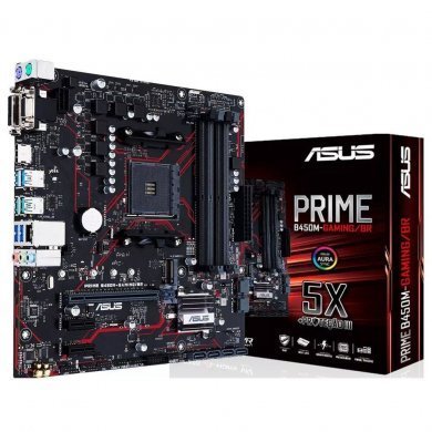 90MB10H0-C1BAY0 ASUS Placa Mãe AMD AM4 B450M-Gaming/BR mATX