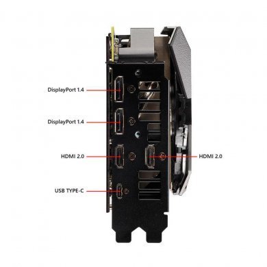 ASUS Placa de Vídeo Nvidia RTX 2080 -A8G- 8GB