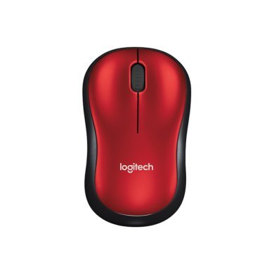 910-003635 Logitech Mouse Wireless M185 Vermelho