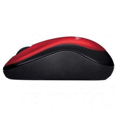 Logitech Mouse Wireless M185 Vermelho