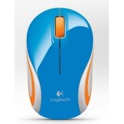 Logitech Mouse Wireless M187 2.4Ghz Receptor Nano USB - Azul