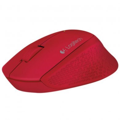 910-004286 Logitech Mouse Optico Sem fio M280 Vermelho