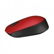 Logitech mouse sem fio M170 2.4GHz vermelho alcance d