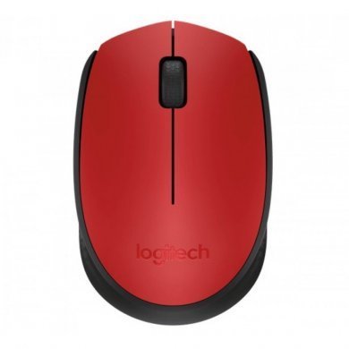 910-004941 Logitech mouse sem fio M170 2.4GHz vermelho
