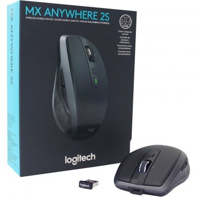 Mouse Wireless Óptico Led 1000 Dpis Mx Anywhere 2s 910-005132 Logitech