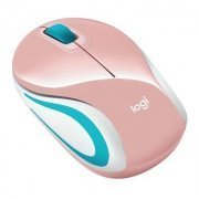 Logitech mouse wireless M187 2.4Ghz 1000DPI rosa blossom
