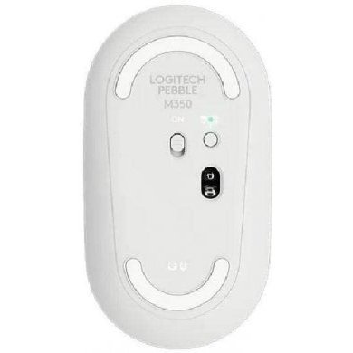 Logitech Mouse Sem Fio Pebble M350 Branco