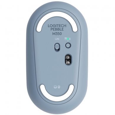 Logitech Mouse Sem Fio Pebble M350 Azul